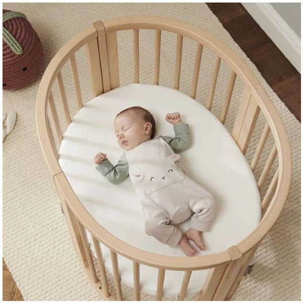 Drap housse pour berceau Sleepi Mini V3 - Blanc - 82 cm