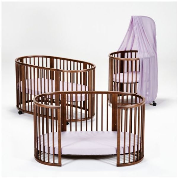 Lit bébé Sleepi V3 - Marron Chaud
