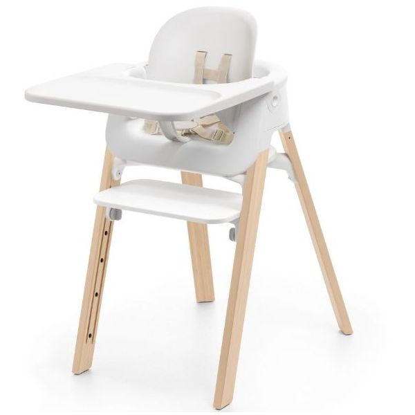 Steps™ Chair - White / Natural