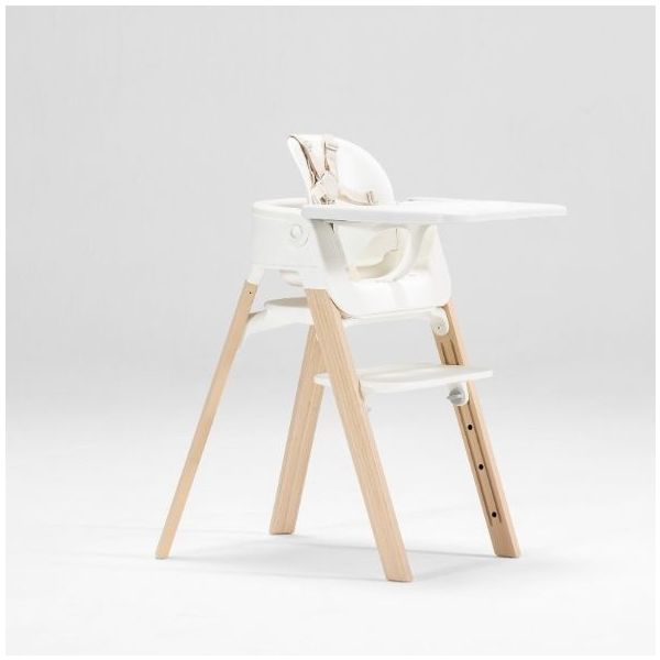 Steps™ Chair - White / Natural