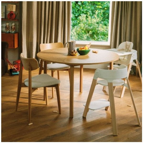 Steps™ Chair - White / Natural