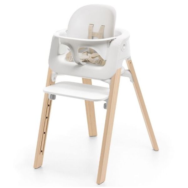 Steps™ Chair - White / Natural