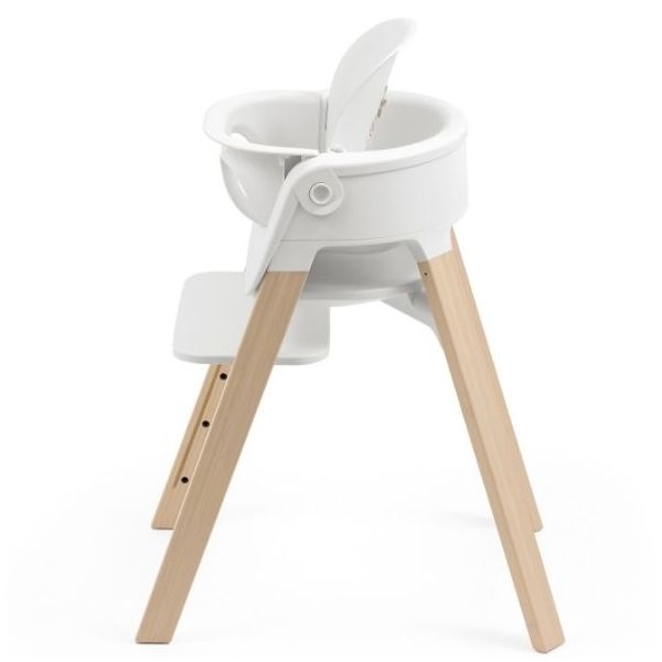 Steps™ Chair - White / Natural