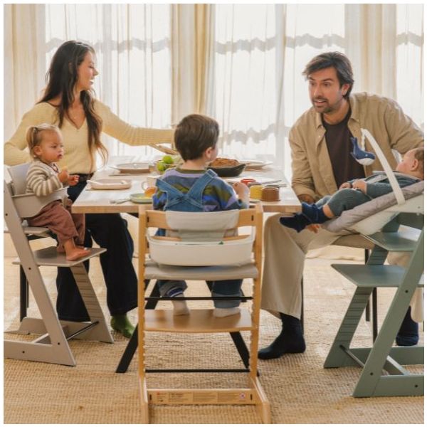 Tripp Trapp® Chair - Beech Cashmere Grey