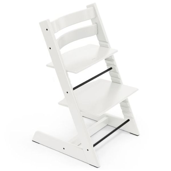 Chaise Haute TRIPP TRAPP + Set bébé v2 - Blanc