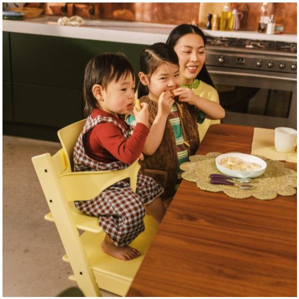 Tripp Trapp® Chair - Beech Lemon Yellow