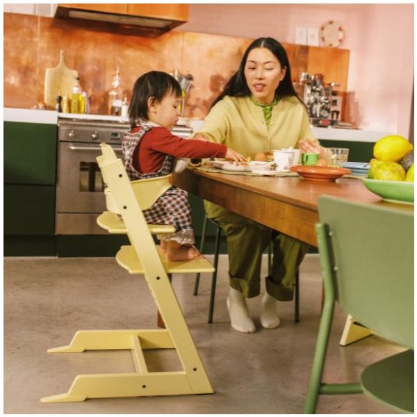 Tripp Trapp® Chair - Beech Lemon Yellow
