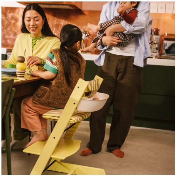 Tripp Trapp® Chair - Beech Lemon Yellow