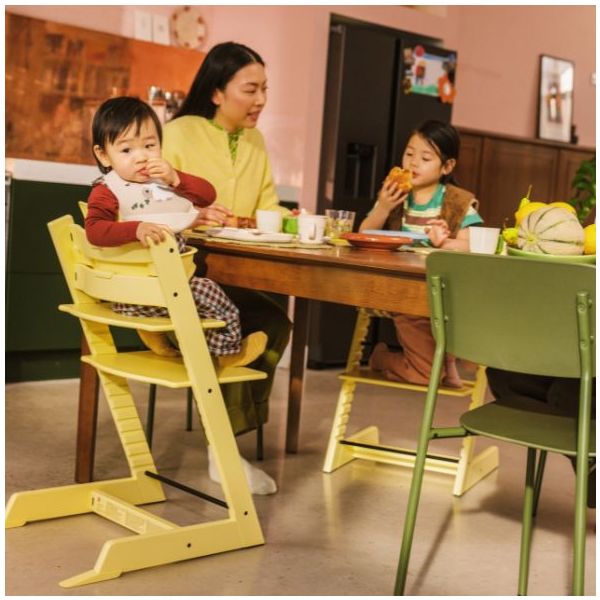 Tripp Trapp® Chair - Beech Lemon Yellow