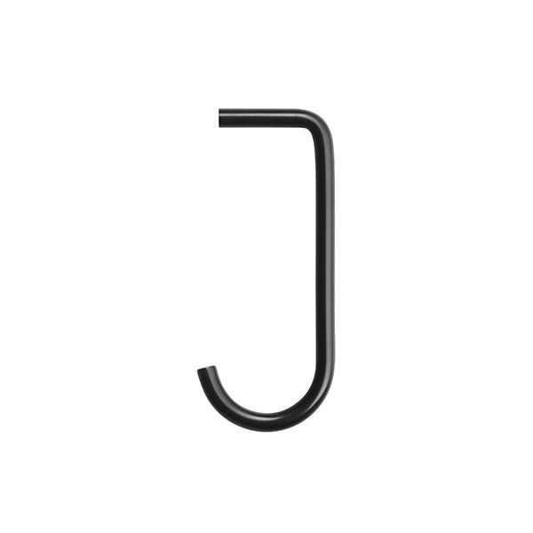 Set of 5 Hooks for Metal Shelf - Black