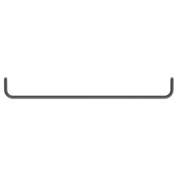 78cm Rod for Metal Shelf - Dark Grey