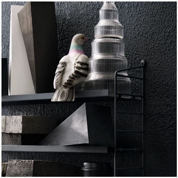 Metal Pocket Shelf - Sergelgrå Grey
