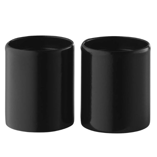 Set of 2 Floor Pannel Extensions - Black
