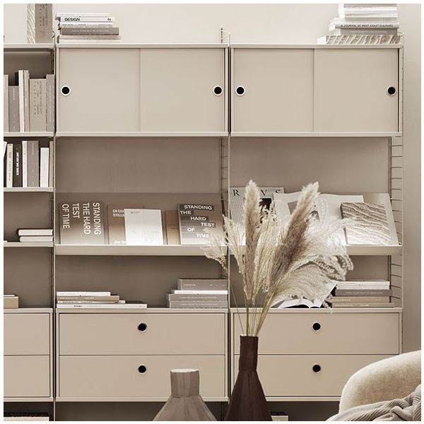 Caisson 2 tiroirs 78 x 30 cm - Beige