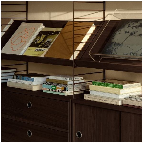 Cabinet w/ Swing Door 58 x 30 cm - Dark Oak