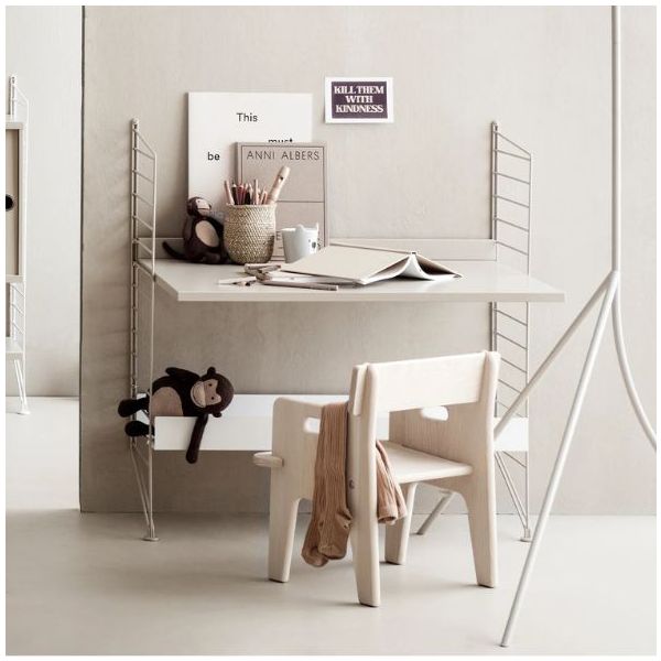 Composition Bureau A - Blanc / Noyer