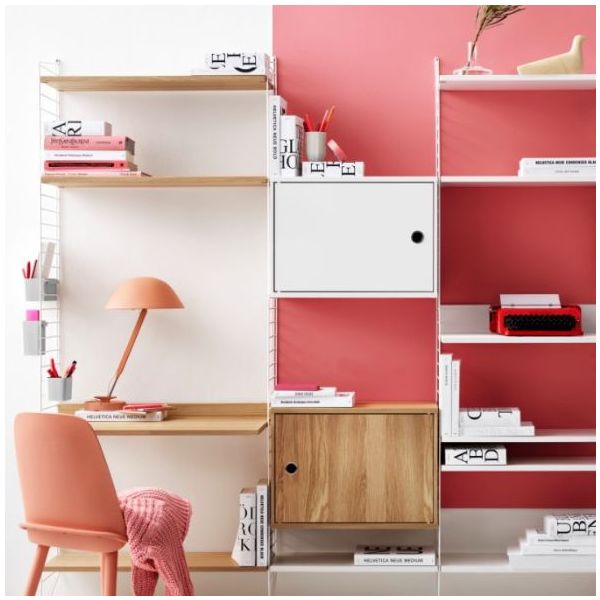 Composition Bureau D - Beige / Chêne
