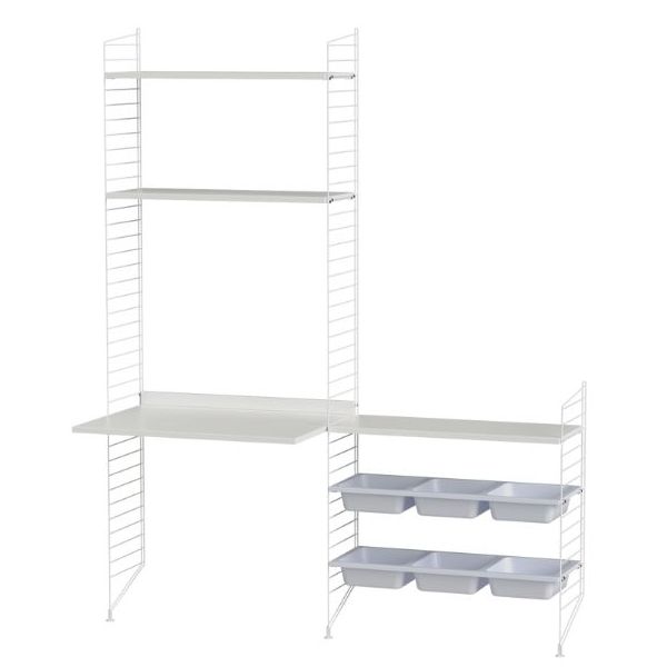 Composition Bureau E - Blanc / Blanc