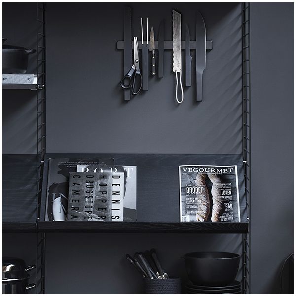 Magazine Shelf 78 x 30 cm - Black
