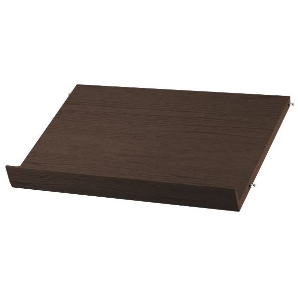 Magazine Shelf 58 x 30 cm - Dark Oak