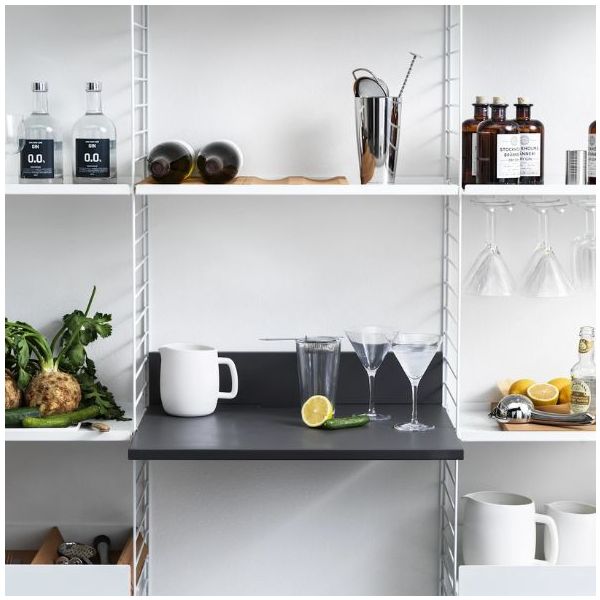 Media Shelf 58 x 47 cm - Anthracite