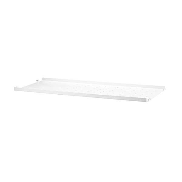 Regalboden Metall 78 x 30 cm – tiefe Kante - Weiss