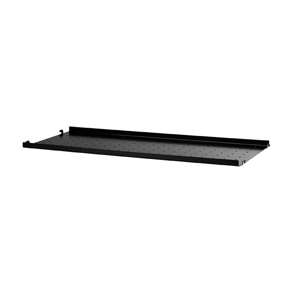 Metal Shelf 78 x 20 cm - Small Edge - Black