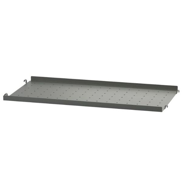 Metal Shelf 58 x 30 cm - Small Edge - Dark Grey