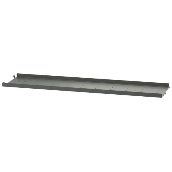 Metal Shelf 78 x 20 cm - Small Edge - Dark Grey