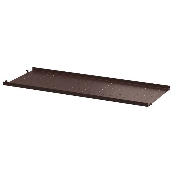 Metal Shelf 78 x 30 cm - Small Edge - Dark Brown