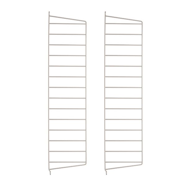 Set de 2 montants muraux 75 x 20 cm - Beige