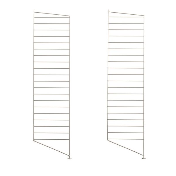 Set de 2 montants au sol 115 x 30 cm - Beige