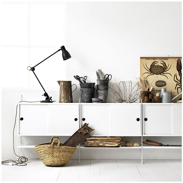 Set of 2 Floor Panels 85 x 30 cm - White