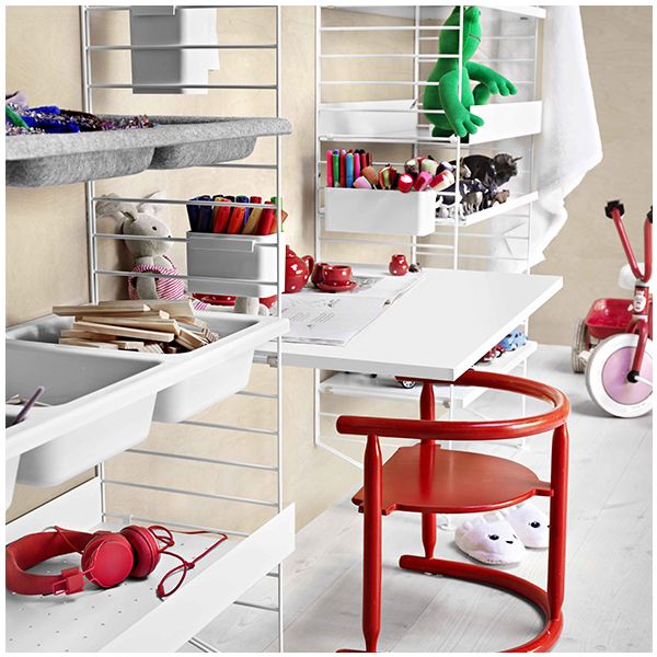 Plateau de bureau 78 x 58 cm - Blanc