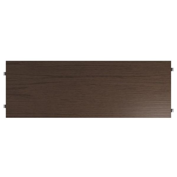 Set of 3 Shelves 58 x 20 cm - Dark Oak