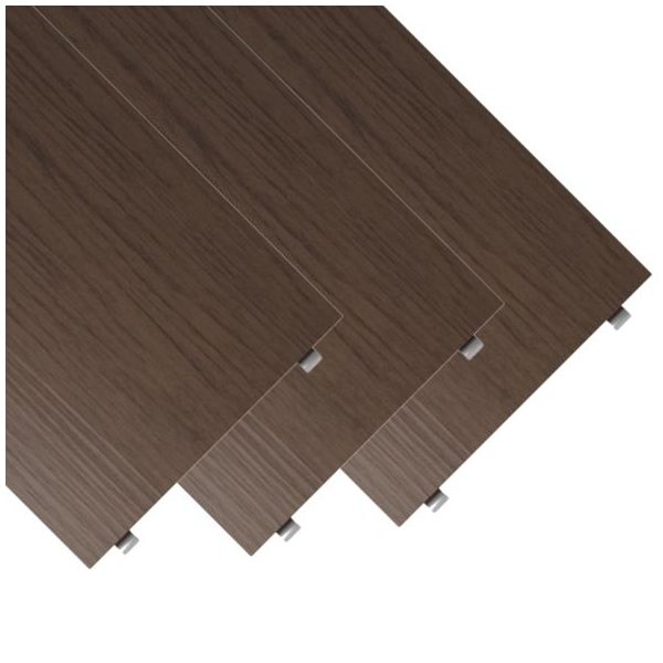 Set of 3 Shelves 58 x 30 cm - Dark Oak