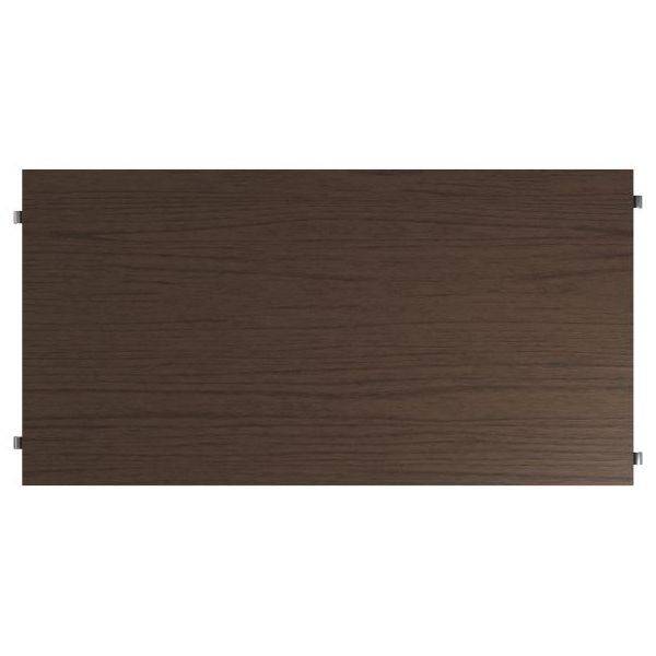 Set of 3 Shelves 58 x 30 cm - Dark Oak