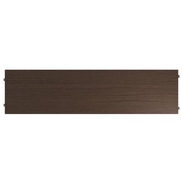 Set of 3 Shelves 78 x 20 cm - Dark Oak