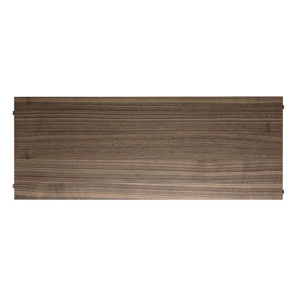 Set de 3 étagères 58 x 30 cm - Noyer