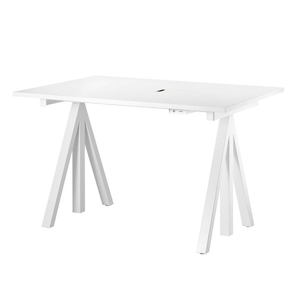 Height-Adjustable Desk 120 x 78 cm - From Age 7 - White
