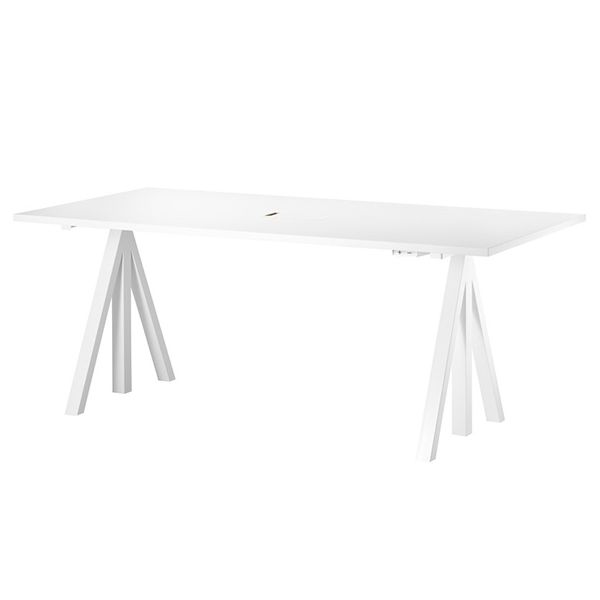 Bureau Ajustable 180 x 78 cm - Dès 7 ans - Blanc