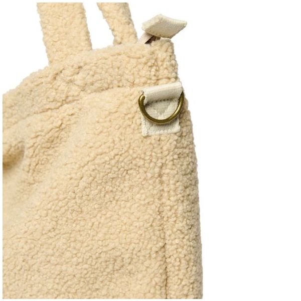 Wickeltasche - Teddy Ecru