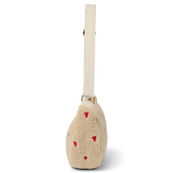 Gürteltasche für Erwachsene - Teddy Ecru Herzen