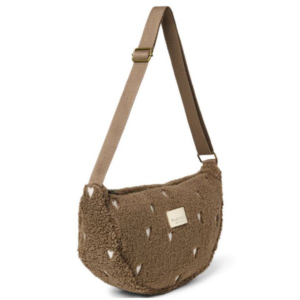 Gürteltasche für Erwachsene - Teddy Braun Herzen