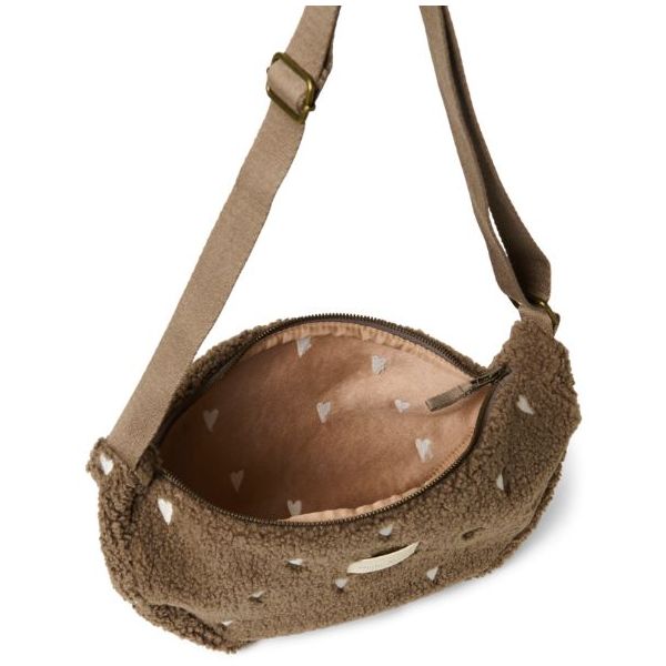 Gürteltasche für Erwachsene - Teddy Braun Herzen