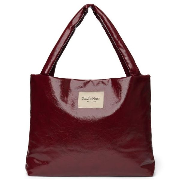Tragetasche Mom Veganes Leder - Bordeaux