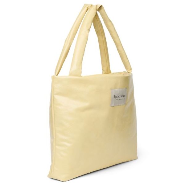 Tragetasche Mom Veganes Leder - Gelb