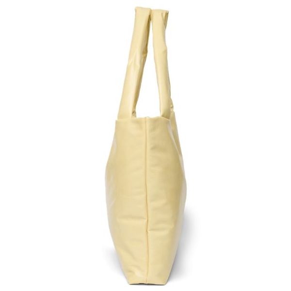 Tragetasche Mom Veganes Leder - Gelb