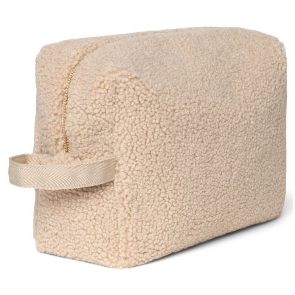 Kosmetiktasche - Teddy Ecru