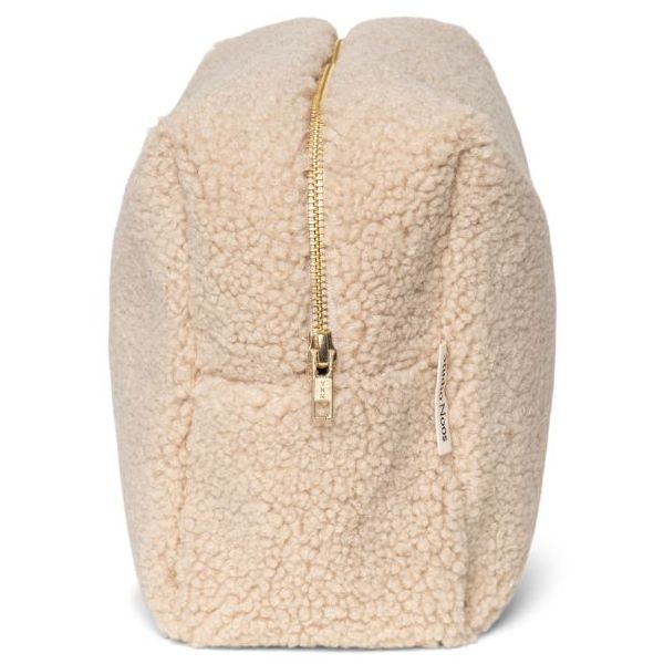 Kosmetiktasche - Teddy Ecru